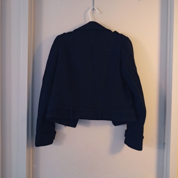 DONATED! H&M Wool Motorcycle Jacket - Picture 3 of 4